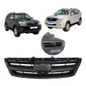 Grade Hilux Sw4 2005 2006 2007 2008 Radiador Sem Friso Preto Sem Friso