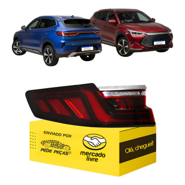 Lanterna Sinaleira Byd Song Plus 2023 2024 2025 Led Nova L.e Esquerdo/motorista Vermelho