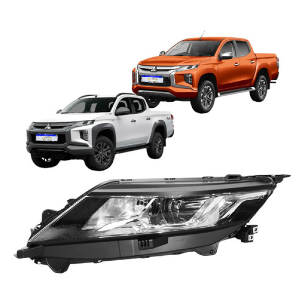 Farol Mitsubishi L200 Triton 2021 2022 2023 2024 2025 Le Esquerdo