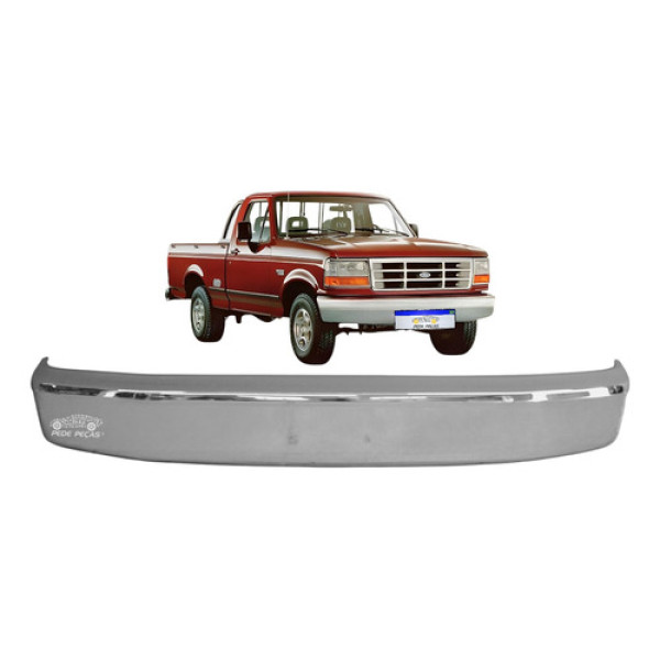 Parachoque Dianteiro Ford F-1000 1996 1997 1998 Cromado Cromado