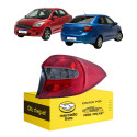 Lanterna Ford Ka Sedan 2015 2016 2017 2018 Fume L.d Direito/passageiro Vermelho/fumê