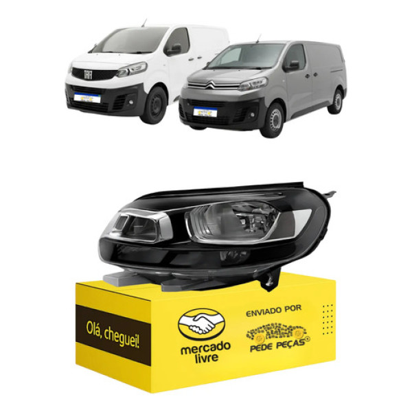 Sinaleira Citroen Jumpy Fiat Scudo 2017 18 19 20 A 2024 Le Esquerdo/motorista