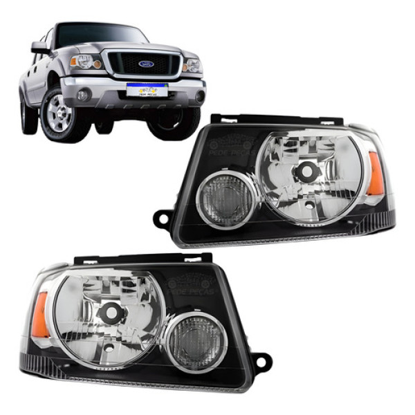 Par Farol Ford Ranger 2005 2006 2007 2008 2009 Novo Direito