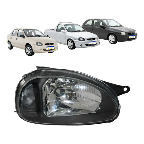 Farol Farol Corsa Classic 1994 95 96 97 98 99 00 01 A 10 L.d Direito/passageiro