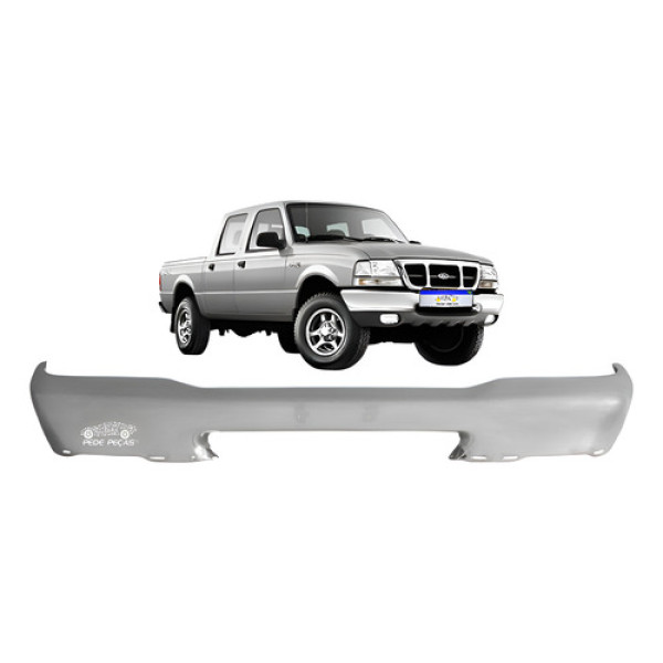 Parachoque Ford Ranger 1998 1999 2000 A 04 Sem Furo Cromado Cromado