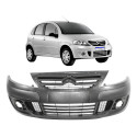 Parachoque Dianteiro Citroen C3 2009 2010 2011 2012 C/furo Preto