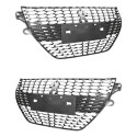 Kit Parachoque Peugeot 208 Style 2021 A 2024 C/friso Cromado Preto/cromado