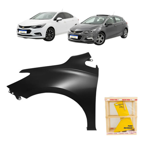 Paralama Chevrolet Cruze Sport6 2017 18 19 20 A 2023 Novo Le