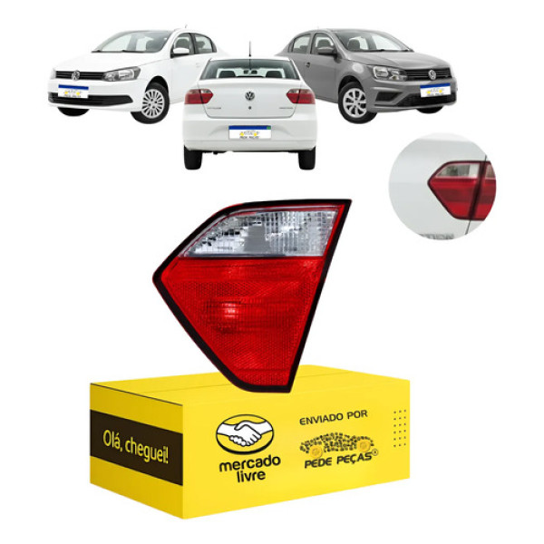 Lanterna Sinaleira Tampa Vw Voyage 2013 14 15 A 2023 Fumê Ld Direito/passageiro