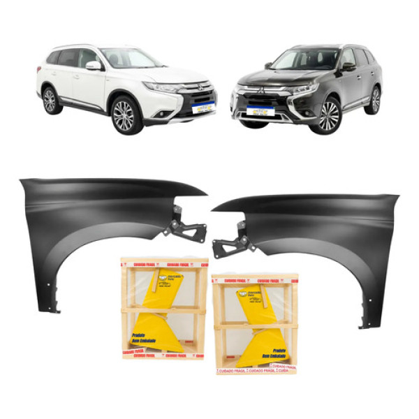 Par Paralama Outlander Hpe-s Black Edition 2016 A 2022