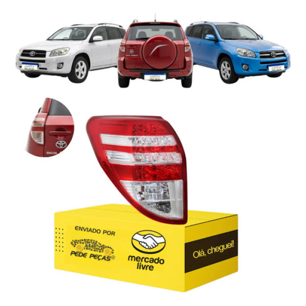 Lanterna Sinaleira Toyota Rav4 2009 2010 2011 2012 C/led L.e Esquerdo/motorista Cristal