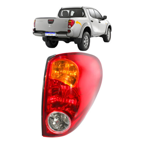 Lanterna L200 Triton 2008 2009 2010 2011 2012 2013 A 2017 Ld Direito Vermelho
