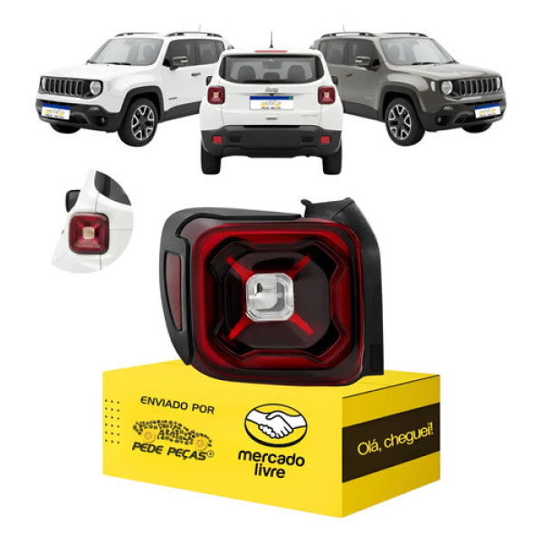 Lanterna Sinaleira Traseira Jeep Renegade 2020 2021 C/led Le Esquerdo/motorista