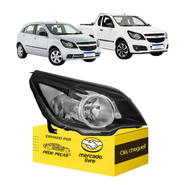 Farol Montana Agile 2010 11 12 13 14 15 16 17 18 19 2020 L.d Direito/passageiro