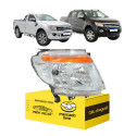 Farol  Ford Ranger 2013 2014 2015 2016 Direito Cromado Direito/passageiro
