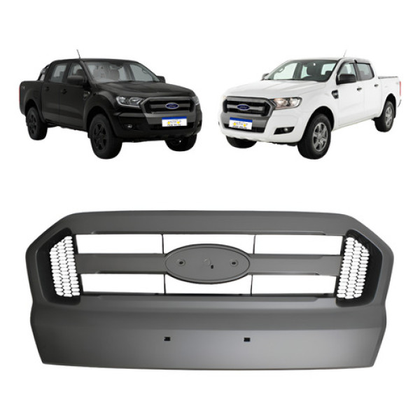 Grade Superior Ford Ranger 2017 2018 2019 Xlt Xls Xl Nova Cinza Plástico