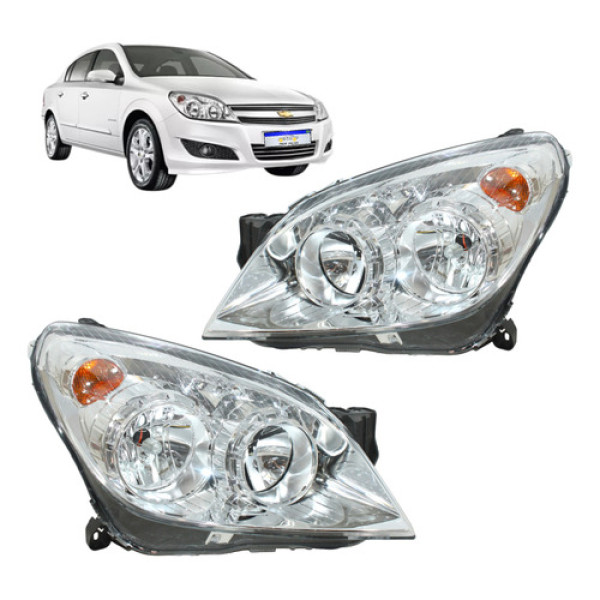 Farol Chevrolet Vectra 2009 2010 2011 Novo Par Direito