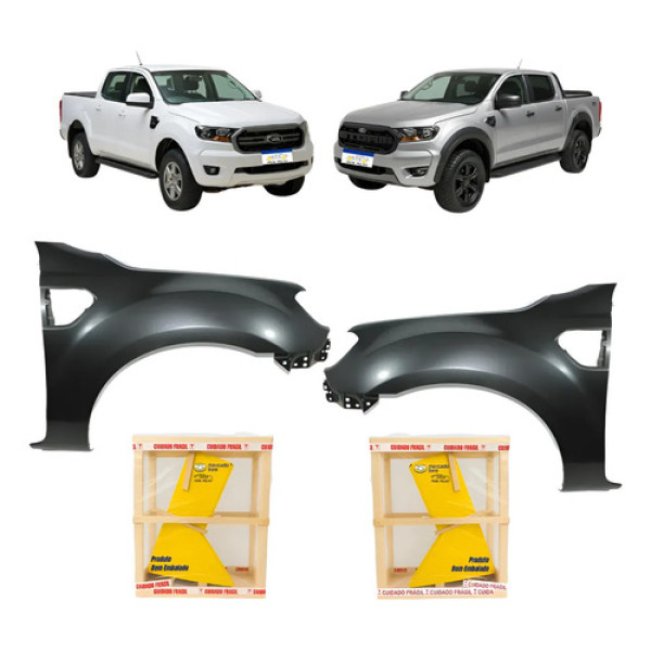 Par Paralama Ford Ranger Limited Xls Xlt 2017 A 2023