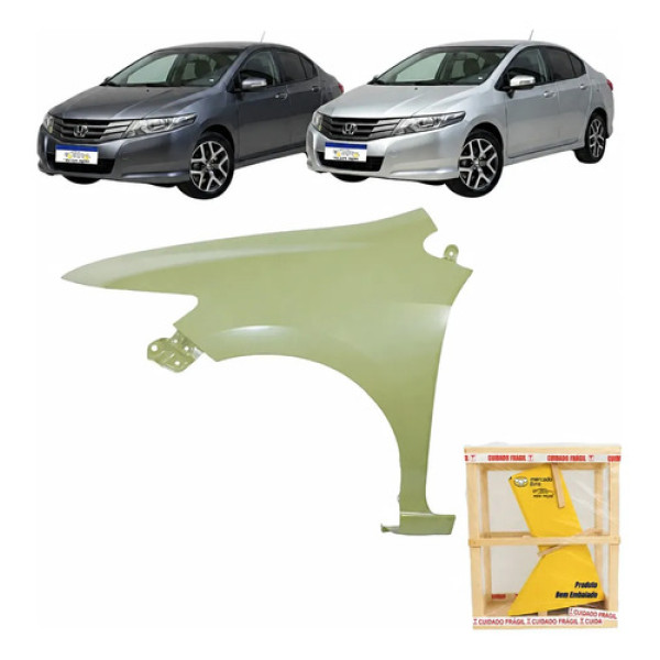 Paralama Honda City 08 09 10 11 12 13 14 Novo Le