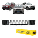 Kit Grade Parachoque Dianteiro Jeep Renegade 2015 A 2018 Preto Fosco