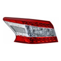 Lanterna Traseira Canto Nissan Sentra 2014 2015 2016 C/led Ambos Lados Vermelho Cristal Ambos Lados