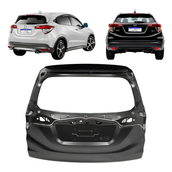 Tampa Traseira Porta Malas Honda Hrv 2015 2016 2017 A 2021 Preto