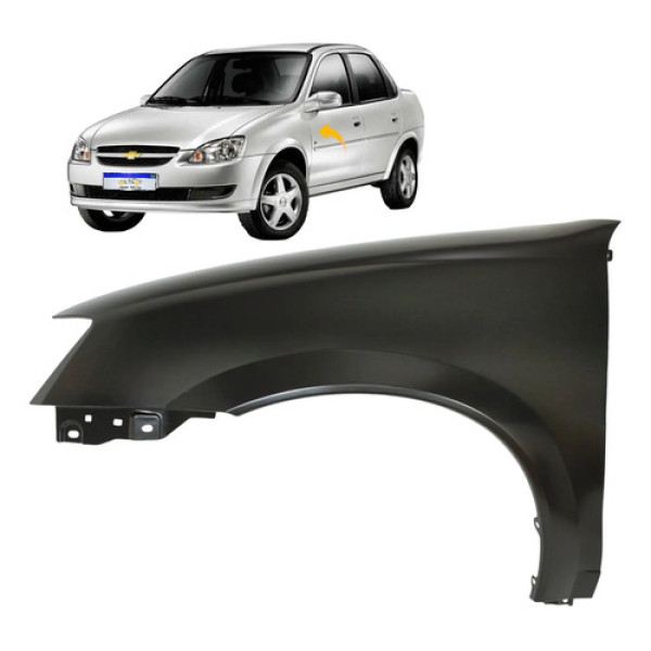 Paralama Chevrolet Classic 2014 2015 2016 Lado Esquerdo
