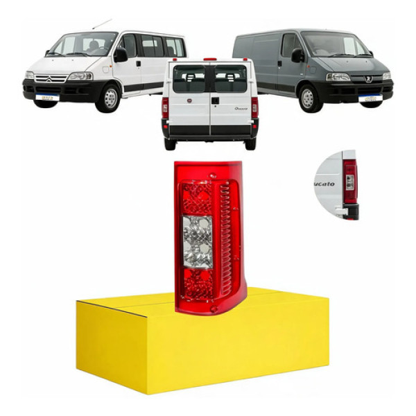 Lanterna Fiat Ducato Boxer Jumper 2008 2009 2010 A 2017 Fume
