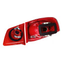 Par Lanterna Vw Spacefox 2006 2007 2008 09 10 Ré Vermelha Le Esquerdo/motorista Vermelho