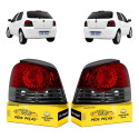 Par Lanterna Sinaleira Fiat Palio 2009 2010 2011 Fumê Ambos Lados Vermelho/fumê