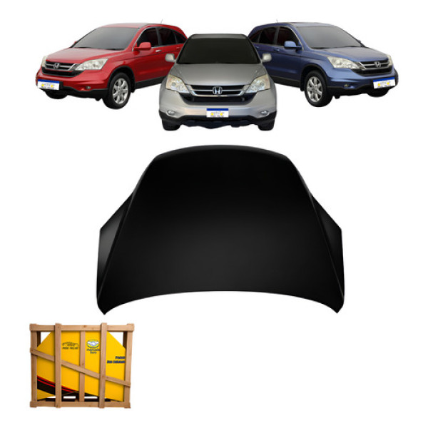Capo Capu Capota Honda Crv 2010 2011 Elx Lx Novo Preto Liso