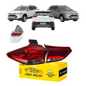 Par Lanterna Canto Tampa Tracker 2020 21 22 A 2025 C/led Le Esquerdo/motorista Vermelho Cristal