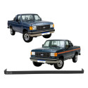 Spoiler Dianteiro Ford F1000 1993 A 1995 C/ Kit Fixação Preto
