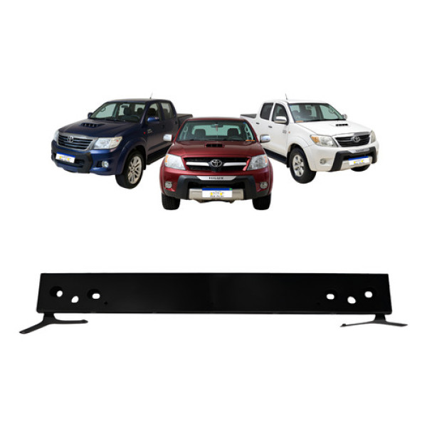 Alma Viga Lamina Parachoque Hilux 2009 A 2015 Com Suporte