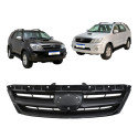 Grade Hilux Sw4 2005 2006 2007 2008 Radiador Sem Friso Preto Sem Friso