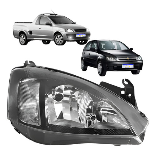 Farol Corsa Montana 2003 2004 2005 2006 2007 2008 A 2012 Ld Direito
