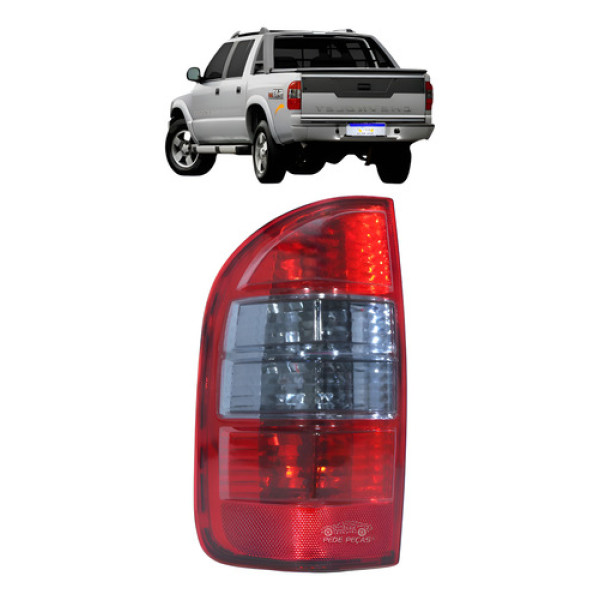 Lanterna Chevrolet S10 Pitbull 2001 2002 2003 A 2011 Fume Le Esquerdo/motorista Fumê