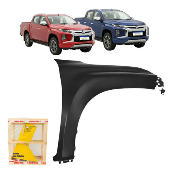 Paralama Mitsubishi L200 2021 2022 2023 2024 2025 S/furo Ld