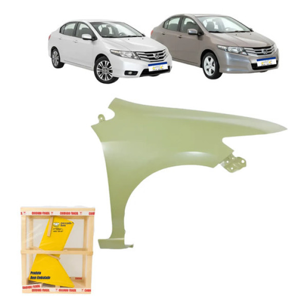 Paralama Honda City 2008 2009 A 2014 S/furo Tanque Ld