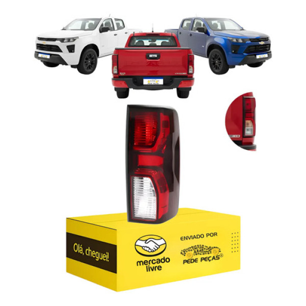 Lanterna Sinaleira Chevrolet S10 Wt 2025 2026 S/led Nova L.d Direito/passageiro Vermelho