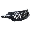 Grade Dianteira Chery Arrizo 6 2021 2022 Preto Com Friso Cromado Brilhante