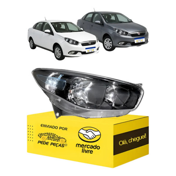 Farol Fiat Grand Siena 2020 2019 2018 2017 2016 2015 2014 13