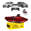 Par Lanterna Canto Tampa Tracker 2020 21 22 A 2025 C/led Ld Direito/passageiro Vermelho Cristal