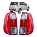 Par Lanterna Fiat Uno Vivace 2010 2011 2012 13 14 15 16 Nova Ambos Lados Vermelho
