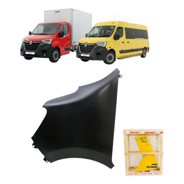 Paralama Renault Master 2023 2024 2025 2026 Esquerdo