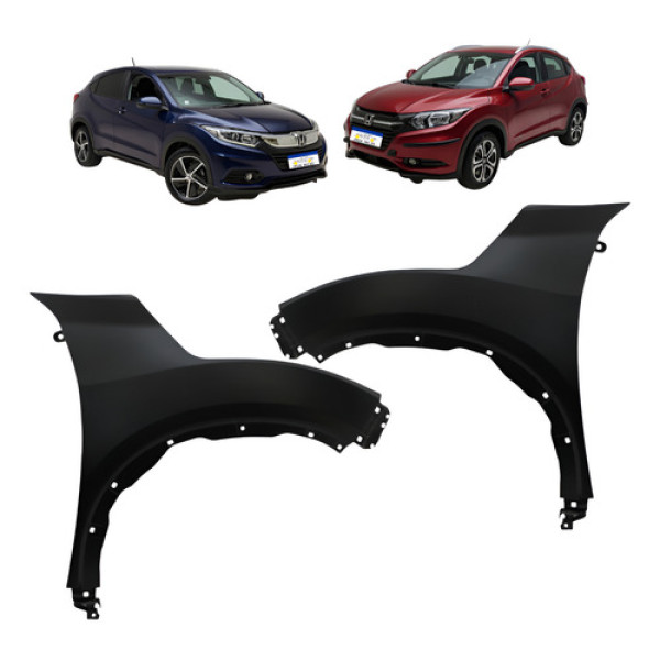 Paralama Com Suporte Honda Hr-v 2015 A 2021 Par Dianteiro 
