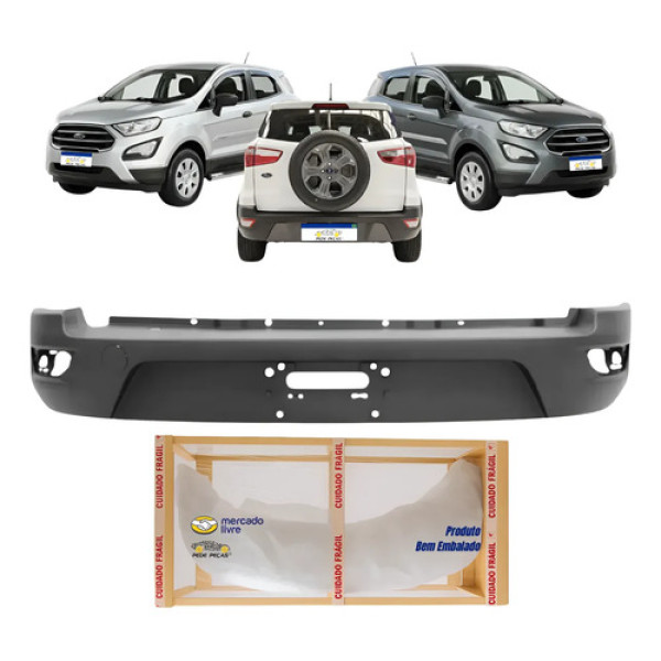Parachoque Traseiro Ford Ecosport 2018 2019 20 2021