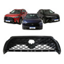 Grade Radiador Corolla Cross Moldura Preta 2022 2023 2024 Preto Moldura Preta