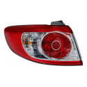 Lanterna Traseira Canto Esquerdo Santa Fe 2011 2012 2013 Esquerdo/motorista Vermelho/cristal