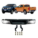 Parachoque Traseiro Nissan Frontier 2017 A 22 C/furo Sensor